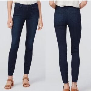 PAIGE Verdugo Dark Wash Mid Rise Ultra Skinny Denim Lana Stretch Jeans 27 Blue